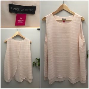 Delicate Vince Camuto split back tank